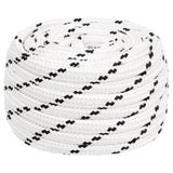 Vidaxl Werkouw 16 mm 100 m Polyester weiß