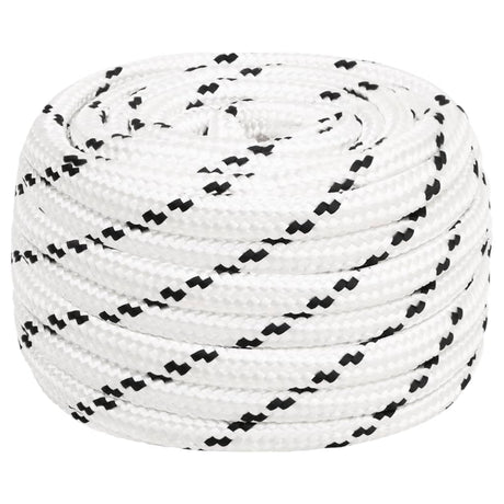 Vidaxl Werkouw 16 mm 100 m Polyester weiß