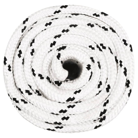 Vidaxl Werkouw 16 mm 100 m Polyester weiß