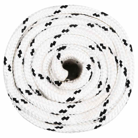 Vidaxl Werkouw 16 mm 100 m Polyester weiß
