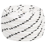 Vidaxl Werkouw 18 mm 50 m Polyester weiß