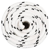 Vidaxx Bootsseil geflochten 20 mmx100 m Polyester weiß
