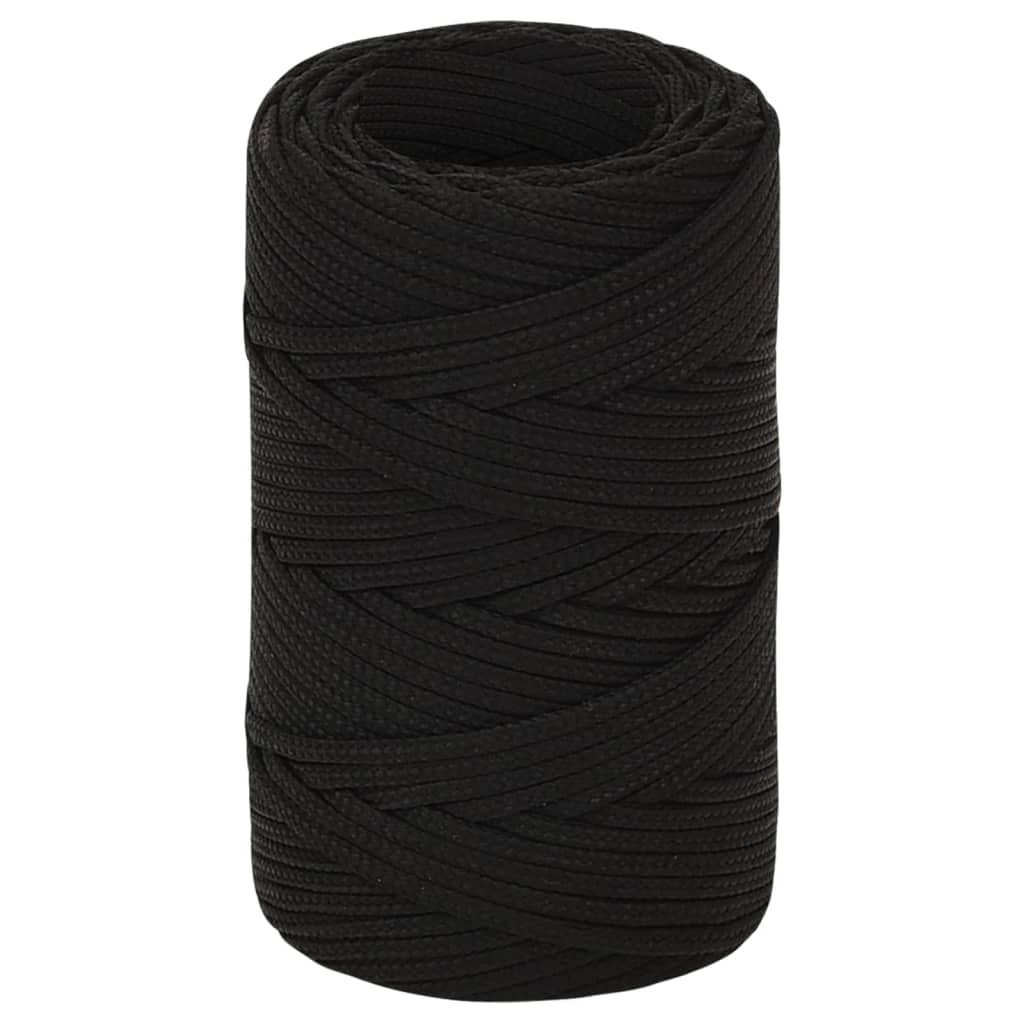 Vidaxl Werkouw 2 mm 25 m Polyesterschwarz