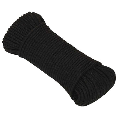 Vidaxx Arbeitsseil 5 mm 100 m Polyester schwarz