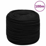 Vidaxl Werkouw 8 mm 100 m Polyesterschwarz