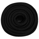 Vidaxx Arbeitsseil 20 mm 50 m Polyester schwarz