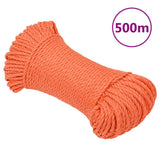 Vidaxx Arbeitsseil 3 mm 500 m Polypropylen Orange