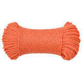 Vidaxx Arbeitsseil 6 mm 250 m Polypropylen Orange