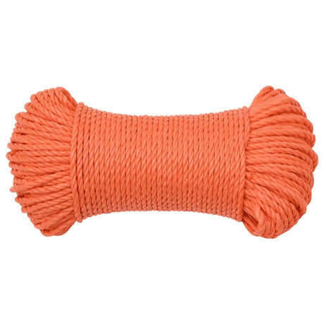 Vidaxx Arbeitsseil 6 mm 250 m Polypropylen Orange