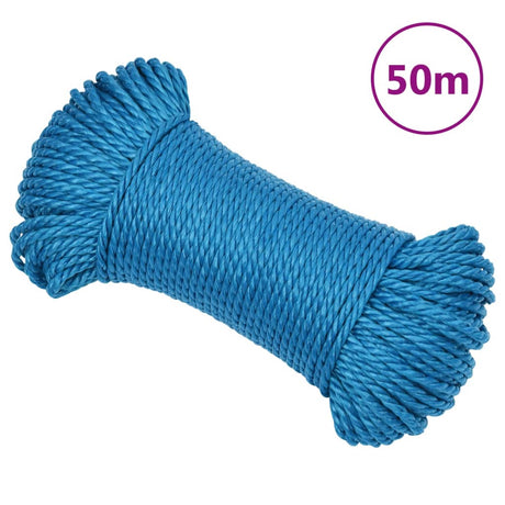 Vidaxl Werkouw 6 mm 50 m Polypropenblau
