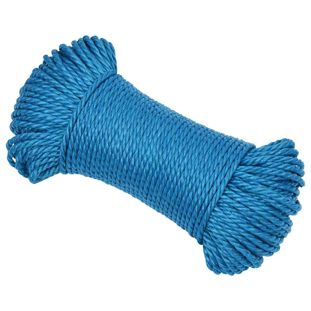 Vidaxx Arbeitsseil 8 mm 250 m Polypropylen blau
