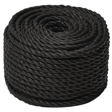 Vidaxx Arbeitsseil 20 mm 50 m Polypropylen schwarz