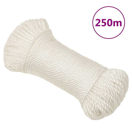Vidaxx Arbeitsseil 3 mm 250 m Polypropylen weiß
