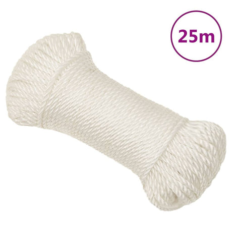 Vidaxl Werkouw 6 mm 25 m Polypropen weiß