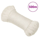 Vidaxx Arbeitsseil 8 mm 500 m Polypropylen weiß