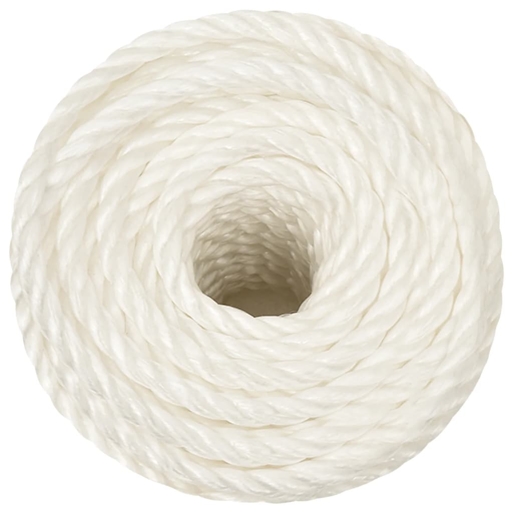 Vidaxx Arbeitsseil 14 mm 25 m Polypropylen weiß