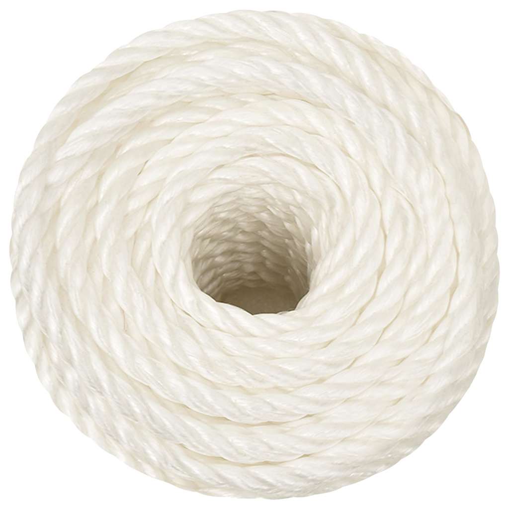 Vidaxx Arbeitsseil 16 mm 25 m Polypropylen weiß