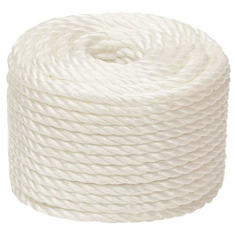Vidaxx Arbeitsseil 16 mm 100 m Polypropylen weiß