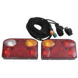 Vidaxx Anhängerlampen 2 Stück klassische Glühbirne 12 V 23x6x13 cm rot