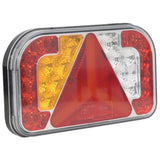 Vidaxx Anhängerlampen 2 Stück LED-Lampe 12 V 24x5x14,5 cm rot