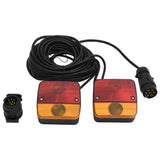 Vidaxx Anhängerlampen 2 Stück klassische Glühbirne 12 V 10,5x5x9,5 cm rot