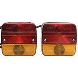 Vidaxx Anhängerlampen 2 Stück klassische Glühbirne 12 V 10,5x5x9,5 cm rot