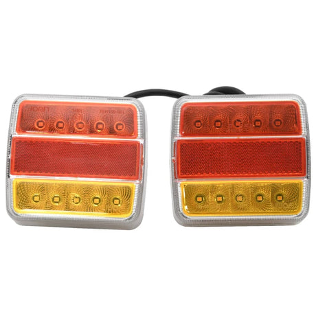 Vidaxx Anhängerlampen 2 Stück LED-Lampe 12 V 10,5x7,5x10 cm rot
