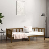 Vidaxl slaapbank 80x200 cm massief grenenhout honingbruin
