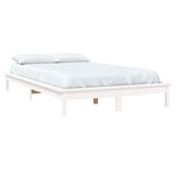 Vidaxl bedframe massief grenenhout wit 180x200 cm