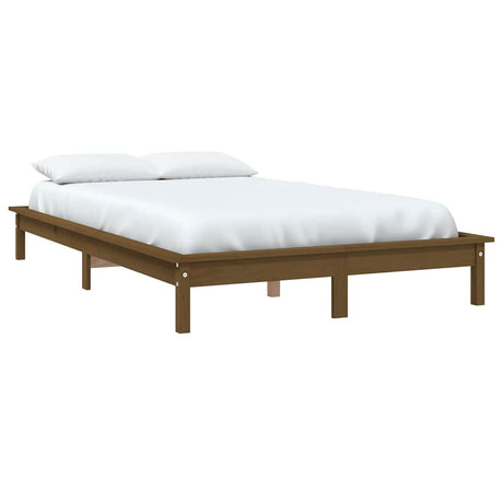 Vidaxl bedframe massief grenenhout honingbruin 200x200 cm