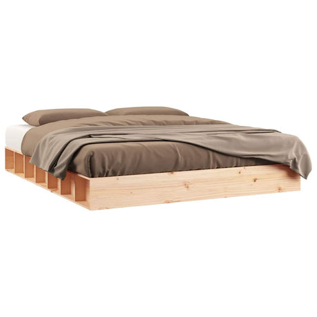Vidaxl bedframe massief hout 200x200 cm