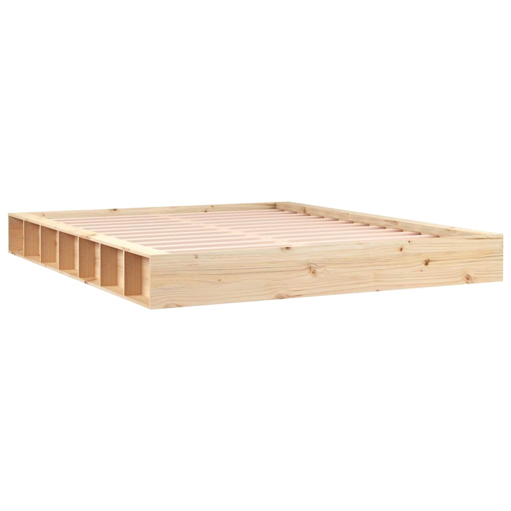Vidaxl bedframe massief hout 140x200 cm