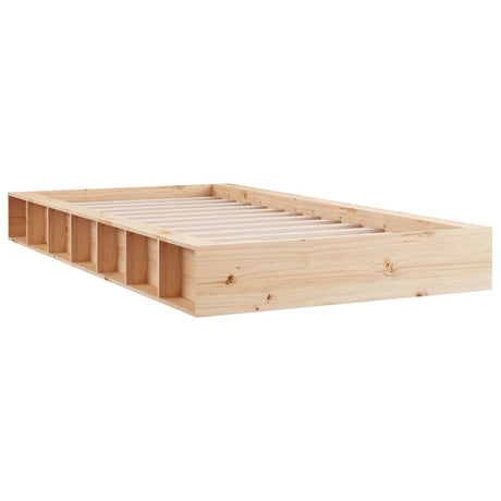 Vidaxl bedframe massief hout 90x200 cm