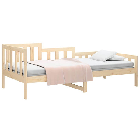 Vidaxl slaapbank zonder matras 80x200 cm massief grenenhout
