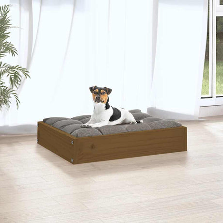 Vidaxl Hundekorb 51,5 x 44 x 9 cm Festkiefer Honigbraun