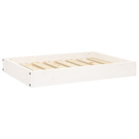Vidaxl Hundekorb 71,5x54x9 cm Festkiefer weiß