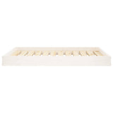 Vidaxl hondenmand 101,5x74x9 cm massief grenenhout wit