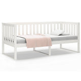 Vidaxl slaapbank zonder matras 90x190 cm massief grenenhout wit