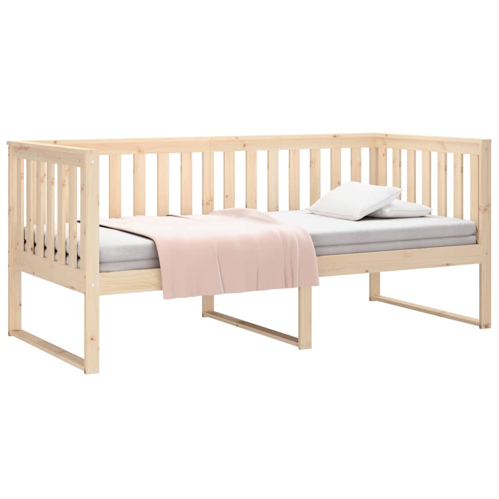 Vidaxl slaapbank zonder matras 100x200 cm massief grenenhout