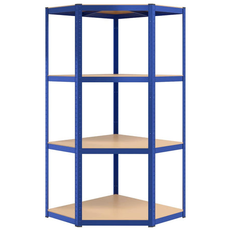 Vidaxl HoeKrek 4-Layer-Stahl und verarbeitetes Holzblau
