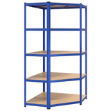 Vidaxl HoeKrek 5-Layer-Stahl und verarbeitetes Holzblau
