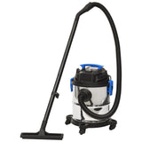 Vidaxl Naten Trockenreiniger 1200 W 20 l Silberfarbe