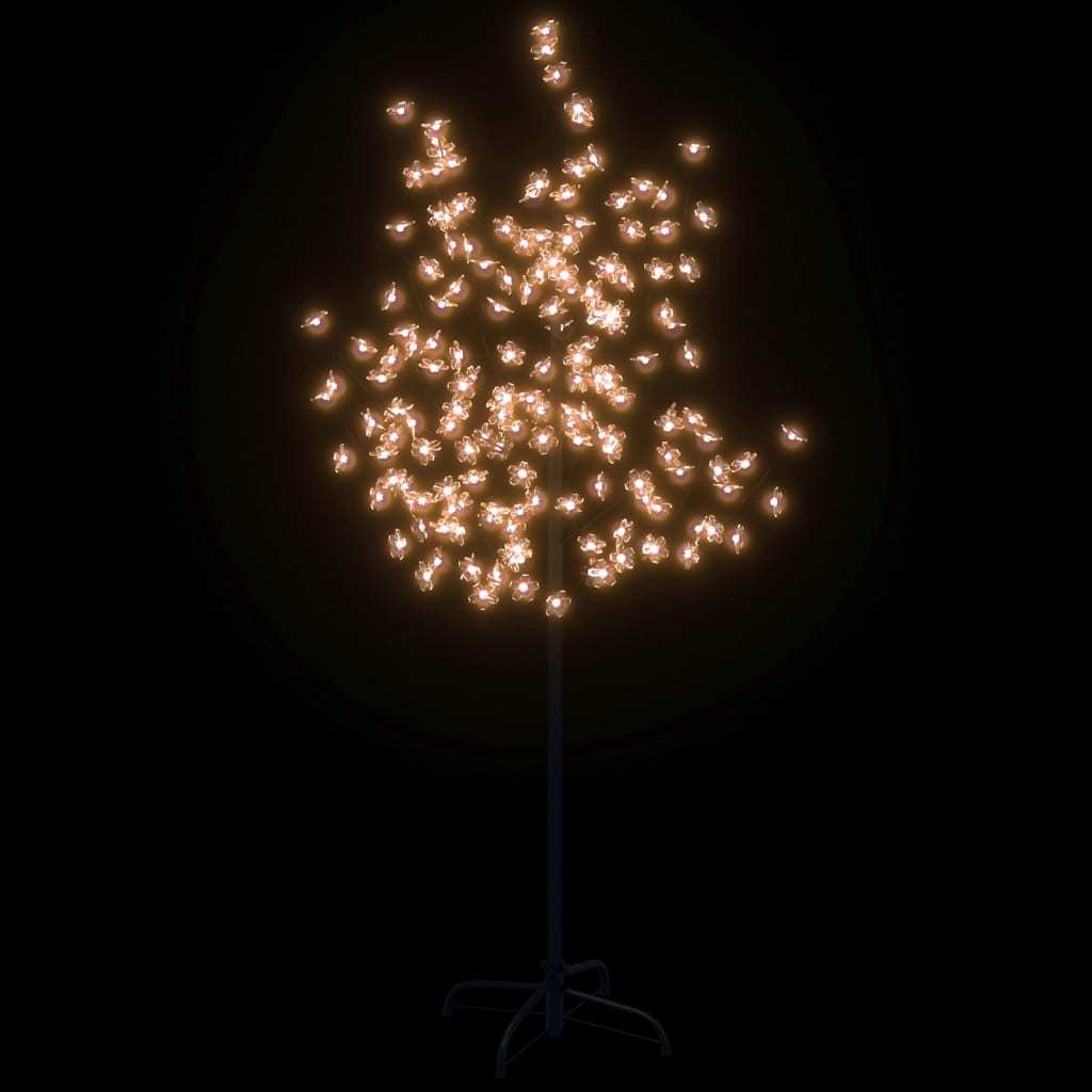 VidaXL Baum Kirschblüte 120 LEDs warmweiß 150 cm
