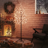 VidaXL Baum Kirschblüte 120 LEDs warmweiß 150 cm