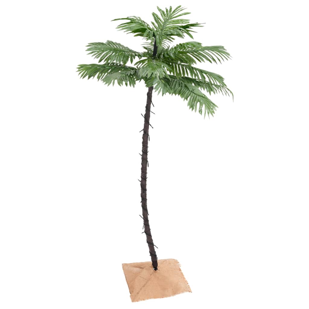 Vidaxl Palmbaume LED 96 LEDs warmes Weiß 180 cm