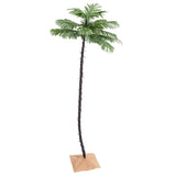 Vidaxl Palmbaume LED 136 LEDs warmes Weiß 220 cm