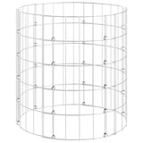 Vidaxx Kompostbehälter ø50x50 cm aus verzinktem Stahl