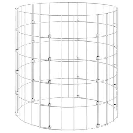 Vidaxx Kompostbehälter ø50x50 cm aus verzinktem Stahl
