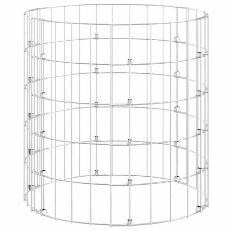 Vidaxx Kompostbehälter ø50x50 cm aus verzinktem Stahl