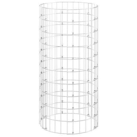 Vidaxx Kompostbehälter ø50x100 cm aus verzinktem Stahl